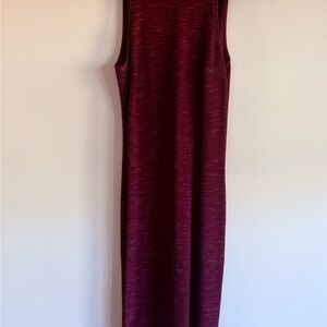 Mono B Burgundy Sleeveless Maxi Dress